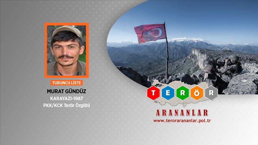 Turuncu kategorideki terörist etkisiz hale getirildi