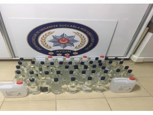 Didim’de 80 litre etil alkol yakalandı