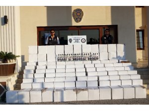 Fethiye’de bin 535 litre sahte içki ele geçirildi