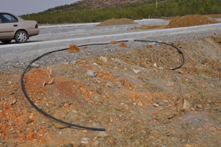 Seydişehir'de kablo çalındı