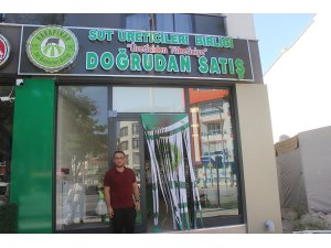 Süt ürünleri doğrudan satış mağazası açıldı