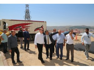 Belediye Başkanı Bilgin, çalışmaları inceledi