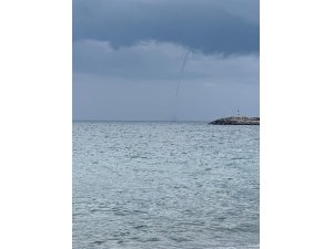 Cide sahilde hortum meydana geldi