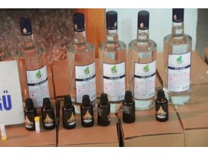 Mut’ta sahte içki operasyonu