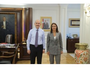 Sabriye Şengül’den Bakan Süleyman Soylu’ya ziyaret
