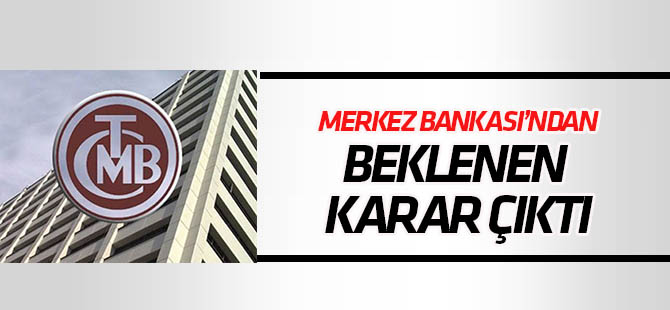 Merkez Bankası'ndan beklenen faiz kararı