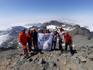 Belediyesporlu dağcılar Kaçkar zirvesine tırmandı