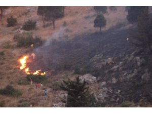 Hatay’da korkutan yangını