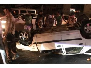 Otomobil takla attı: 4 yaralı