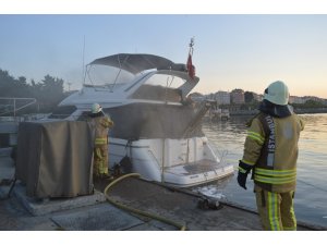 Ataköy Marina’da yangın