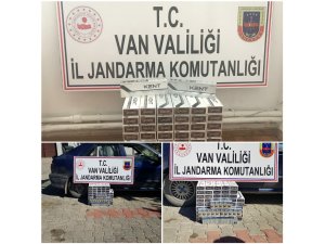 Muradiye’de kaçak sigara ele geçirildi