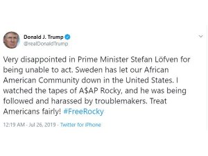 Trump, ABD’li rapçi’nin serbest bırakılmasını istedi