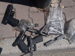 Konya'da operasyon! Kurusıkı tabancaları gerçeğe dönüştürmüşler