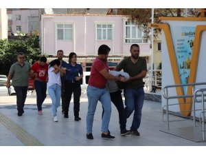 Uyuşturucu zanlıları adliyede