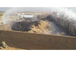 Kırşehir’de mandırada yangın çıktı