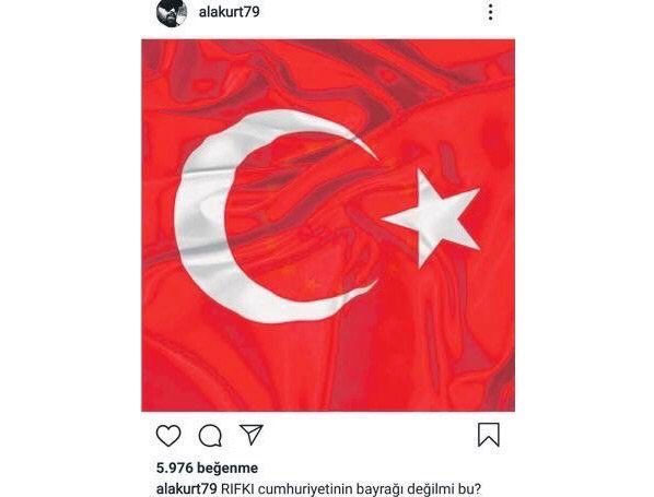 Mehmet Akif Alakurt'a Türk bayrağına hakaret soruşturması