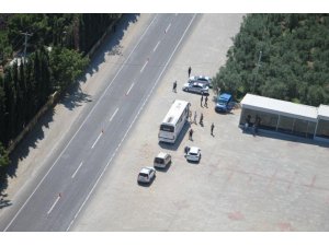 Bursa’da jandarmadan helikopterli trafik denetimi