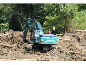 Düzce’de, selde kaybolan 2 çocuğu arama çalışmaları 10’uncu gününde devam ediyor