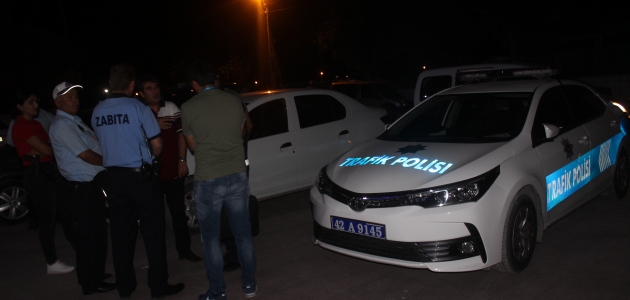 Polis Karapınar'da alkollü eğlence mekanlarında denetim yaptı