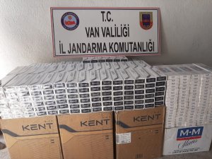Muradiye 11 bin 500 paket kaçak sigara ele geçirildi