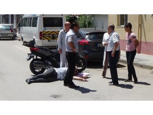 Motosiklet sürücüsüne yastıklı müdahale