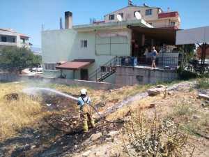 Alev alan otlar yürekleri ağza getirdi