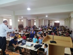 Kur'an Kursu öğrencilerine "teknoloji bağımlılığı" anlatıldı