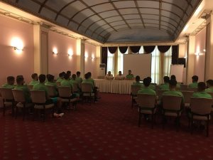 1922 Konyaspor’da yöneticiler futbolcularla buluştu