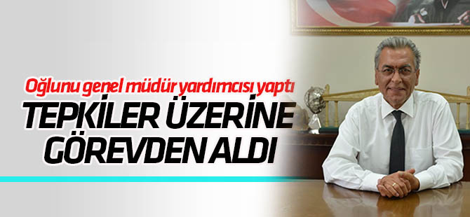 Torbalı Belediye Başkanı oğlunun görevine son verdi