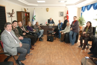 Bozkır'da Ay Işığı Film ekibi Bozkır'da