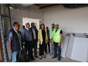 Ekinci spor tesislerini inceledi