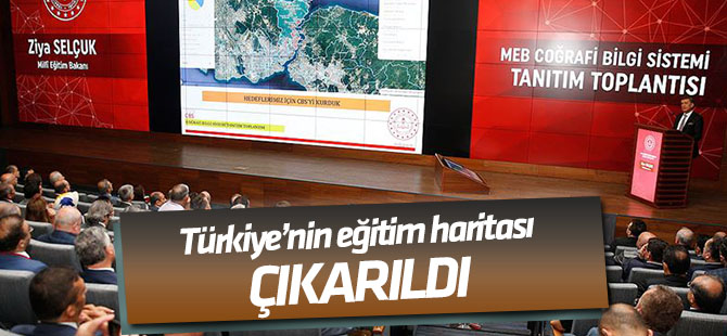 MEB Türkiye'nin "eğitim haritasını" çıkardı