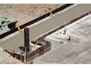 Bahçecik Barajında çalışmalar sürüyor