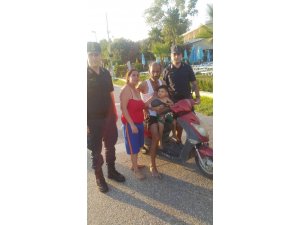 Manavgat’ta kaybolan çocuğu jandarma buldu