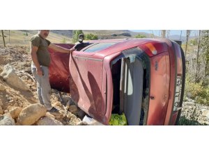 Bayburt’ta trafik kazası: 1 yaralı