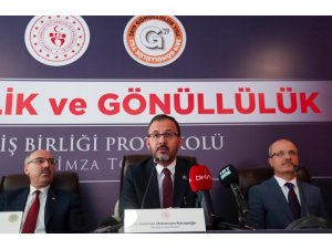 Gençlik ve Spor Bakanlığı, 5 üniversite ile ’Gençlik ve Gönüllülük İş Birliği’ protokolü imzalandı