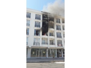 Patlayan klima motoru yangınına neden oldu