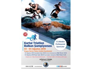 Triatlon Balkan Şampiyonası heyecanı Kartal’da yaşanacak