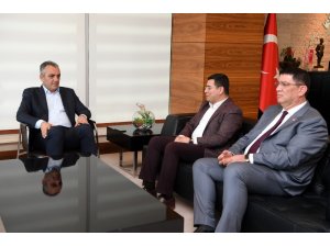 Başkan Semih Esen, ABB Başkanı Tütüncü’yü ağırladı
