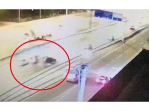 Kocaeli’de bir gencin öldüğü kaza kameralara yansıdı