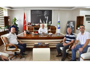 Başkan Kayda, Beşiktaşlı Halim Okta’yı ağırladı