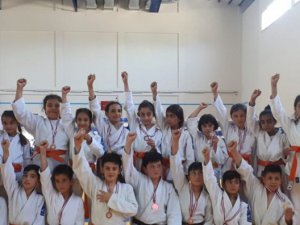 Büyükşehirli minik judocular kupayla döndü