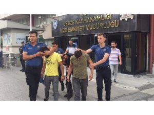 Hırsızlık şüphelileri Adliye’ye sevk edildi
