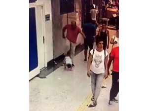 Çocuğa tekme atmıştı, o kişi yakalandı