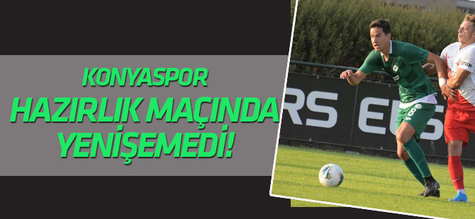 Konyaspor hazırlık maçında FC Utrecht'le yenişemedi