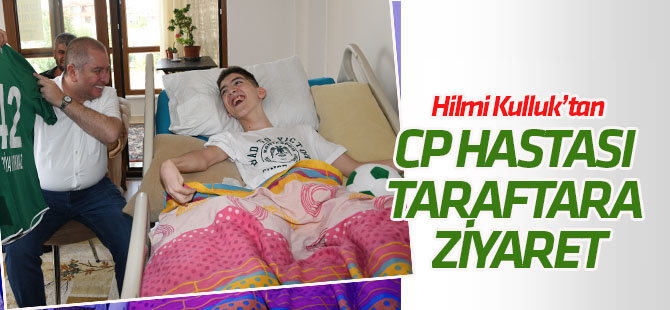 Konyaspor Başkanı Kulluk’tan CP hastası taraftara ziyaret