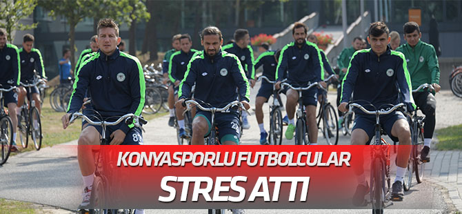 Konyaspor, bisikletle stres arttı