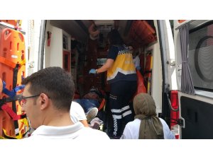 Mal sahibi olduğu binayı ikinci kez yakmaya çalışırken darp edildi