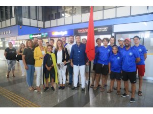 Dünya şampiyonu Yiğit Yalçın Çitak'a coşkulu karşılama