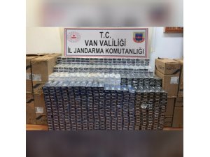 Çaldıran-İran sınır hattında 30 bin 390 paket kaçak sigara ele geçirildi